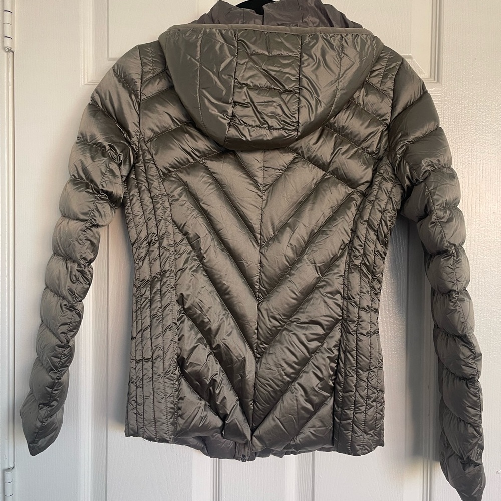 BCBGeneration Women's Khaki Puffer Coat - Picture 3 of 6
